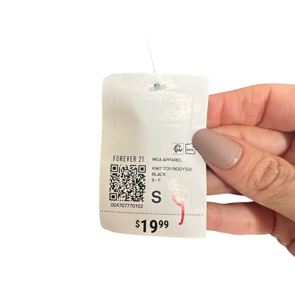 Forever 21 Black Faux Leather Bodysuit - Picture 5 of 5